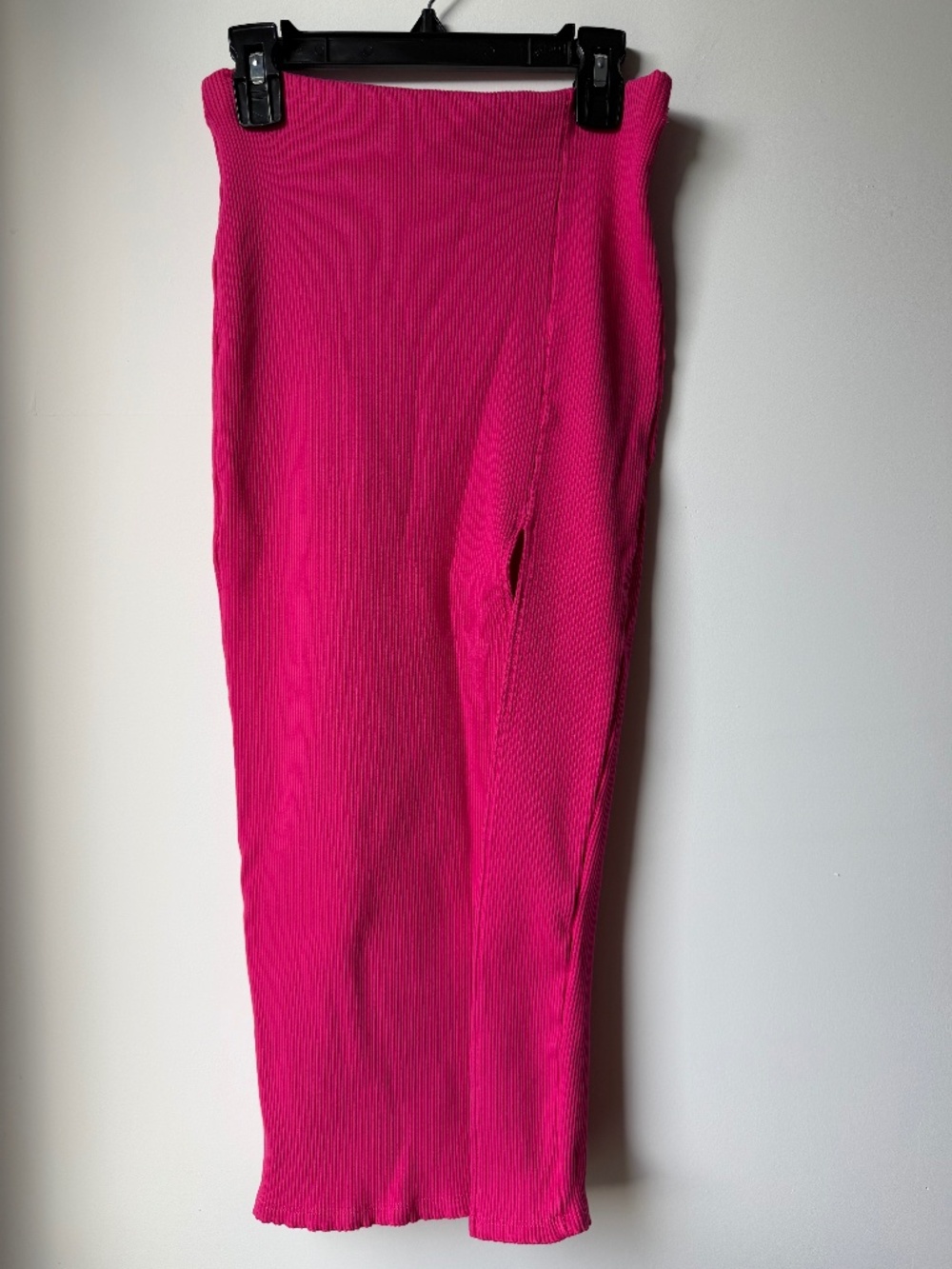 Lulus Hot Pink Stretchy Midi Skirt - Size Medium (M)